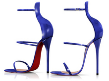 Garbaggio // Leeja Sandals - Blue