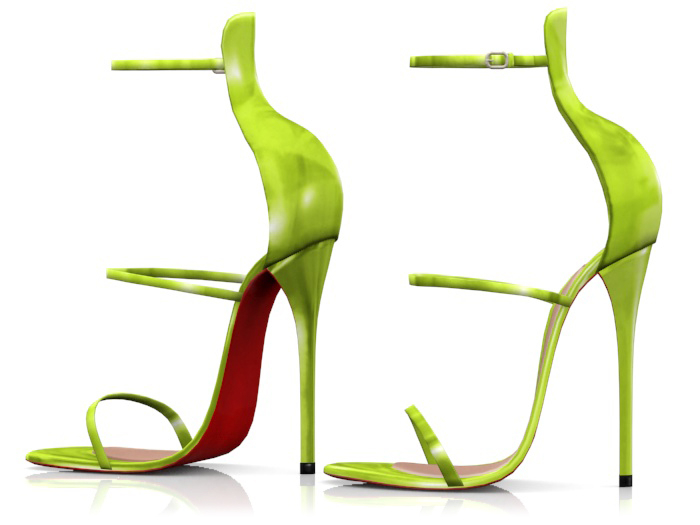 Garbaggio // Leeja Sandals - Lime