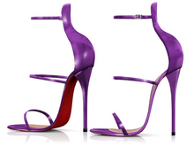 Garbaggio // Leeja Sandals - Purple