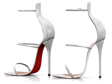 Garbaggio // Leeja Sandals - White