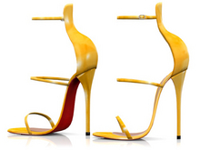 Garbaggio // Leeja Sandals - Yellow