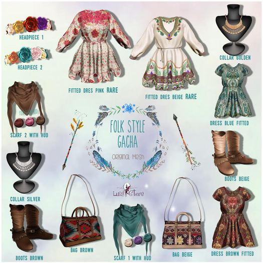 Luas Folk Collar Silver