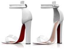 Garbaggio // Maddie Sandals - White