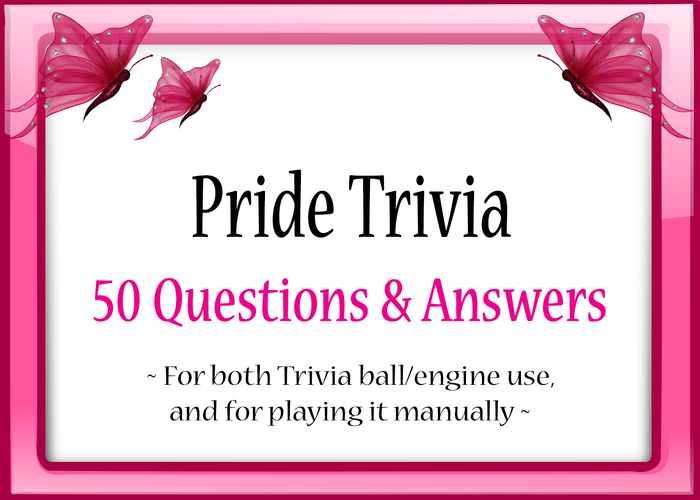 Second Life Marketplace - *Butterflies & Unicorns* ~ Pride Trivia (Unpack)