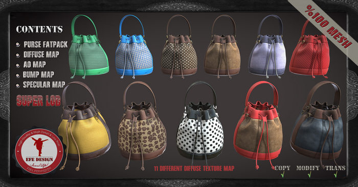 (Efe Design) Purse Fatpack Fullperm 