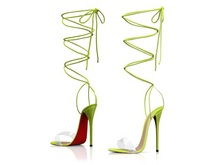 Garbaggio // Mariella Sandals - Lime