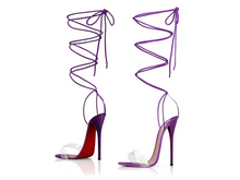 Garbaggio // Mariella Sandals - Purple