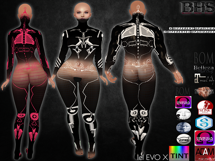 :: BHS :: Cyber Tech Evolution Unisex Full Tattoo