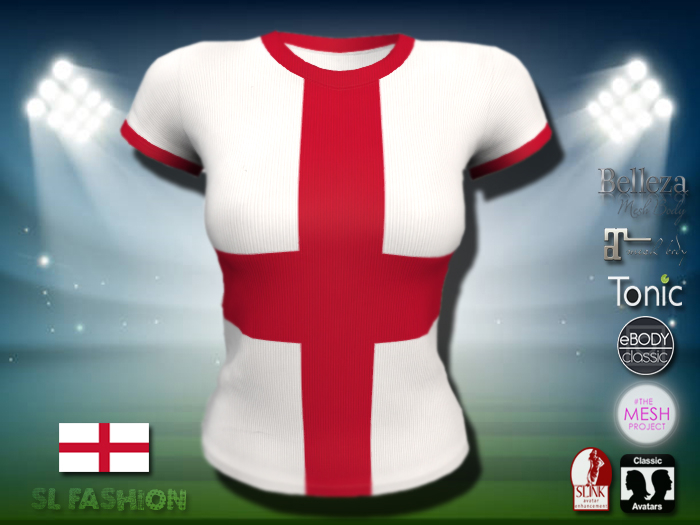 Shirt (F) Flag - England