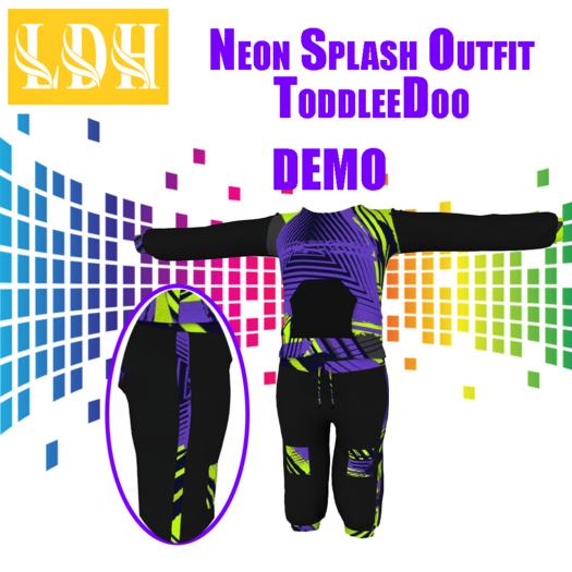 {LDH} Neon Splash Outfit - TD - DEMO