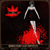 *C:K* Momiji Fairy Leaf Particles - Red