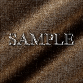 Zoy Texture [ Silk Cotton 04 ] Brown