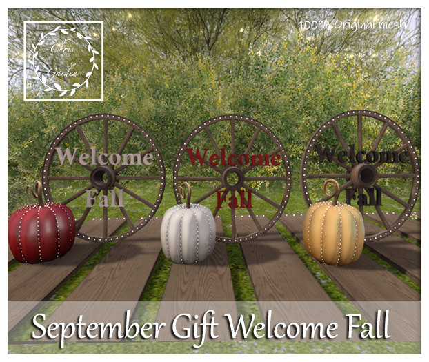 C*September Gift Welcome fall