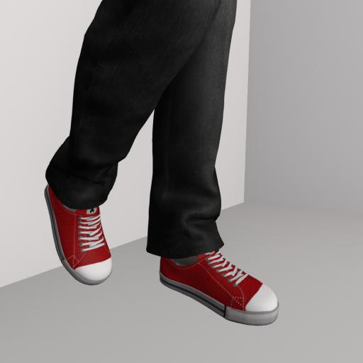 Firehawk sneakers- red