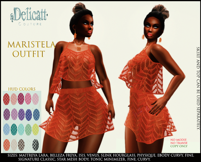 Delicatt Couture - Maristela Outfit 2022#Sep#06