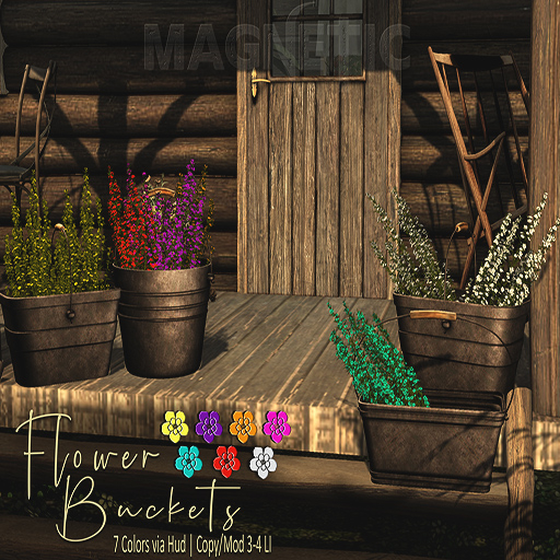 Magnetic - Flower Buckets (ADD ME)