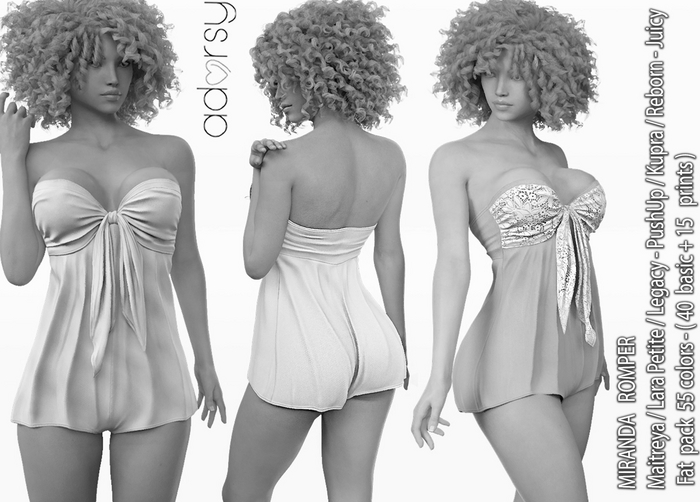 adorsy - Miranda Romper DEMO - Maitreya/Legacy-Nerido/Lara Petite/Kupra/Reborn-Juicy