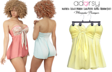 adorsy - Miranda Romper Yellow - Maitreya/Legacy-Nerido/Lara Petite/Kupra/Reborn-Juicy