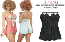 adorsy - Miranda Romper Dark Black - Maitreya/Legacy-Nerido/Lara Petite/Kupra/Reborn-Juicy