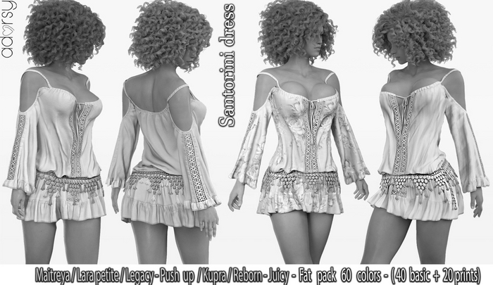 adorsy - Santorini Dress DEMO - Maitreya/Legacy-Nerido/Lara Petite/Kupra/Reborn-Juicy