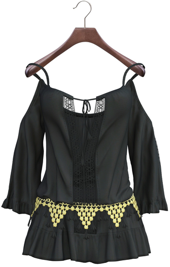 adorsy - Santorini Dress Black - Maitreya/Legacy-Nerido/Lara Petite/Kupra/Reborn-Juicy