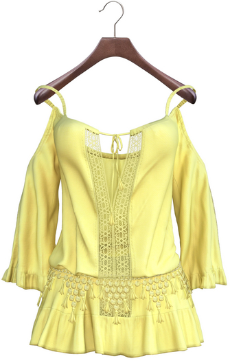 adorsy - Santorini Dress Yellow - Maitreya/Legacy-Nerido/Lara Petite/Kupra/Reborn-Juicy