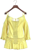 adorsy - Santorini Dress Yellow - Maitreya/Legacy-Nerido/Lara Petite/Kupra/Reborn-Juicy