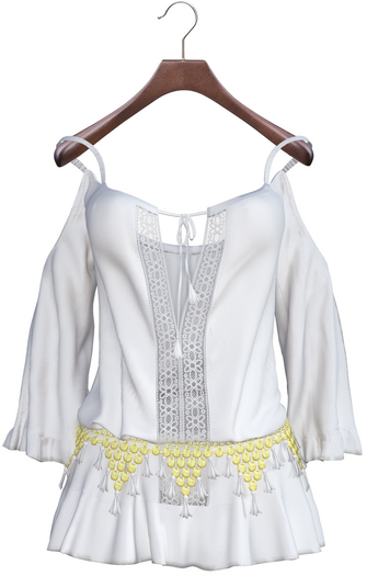 adorsy - Santorini Dress White - Maitreya/Legacy-Nerido/Lara Petite/Kupra/Reborn-Juicy