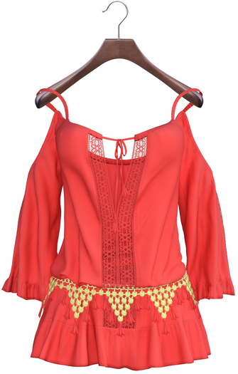 adorsy - Santorini Dress Red - Maitreya/Legacy-Nerido/Lara Petite/Kupra/Reborn-Juicy