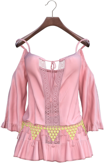 adorsy - Santorini Dress Pink - Maitreya/Legacy-Nerido/Lara Petite/Kupra/Reborn-Juicy