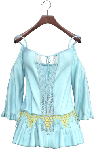 adorsy - Santorini Dress Light Blue - Maitreya/Legacy-Nerido/Lara Petite/Kupra/Reborn-Juicy