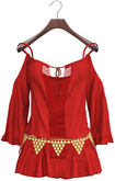 adorsy - Santorini Dress Deep Red - Maitreya/Legacy-Nerido/Lara Petite/Kupra/Reborn-Juicy