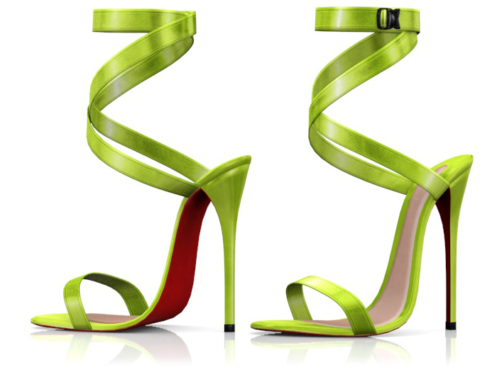 Garbaggio // Mel Sandals - Lime