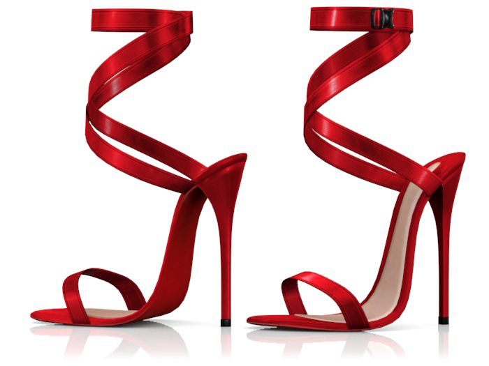 Garbaggio // Mel Sandals - Red