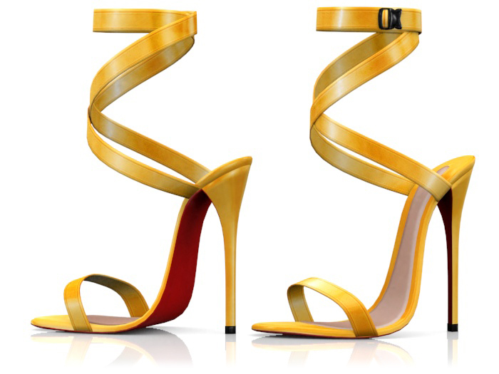 Garbaggio // Mel Sandals - Yellow