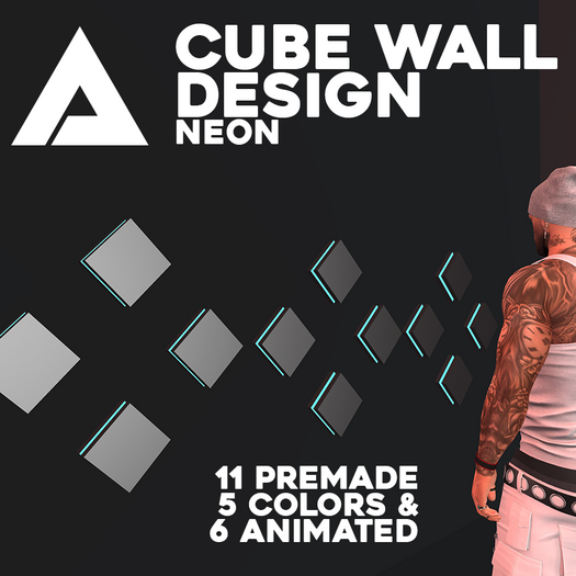 [ALPHA] Cube Wall Design Neon