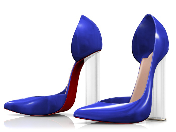 Garbaggio // Nelly Pumps - Blue