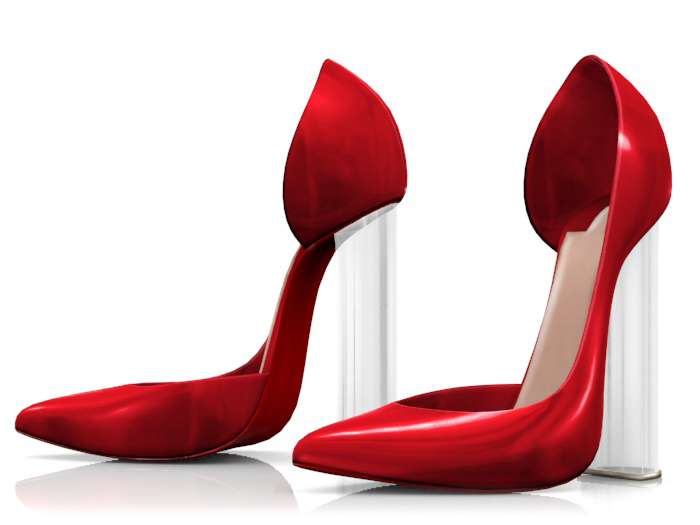 Garbaggio // Nelly Pumps - Red