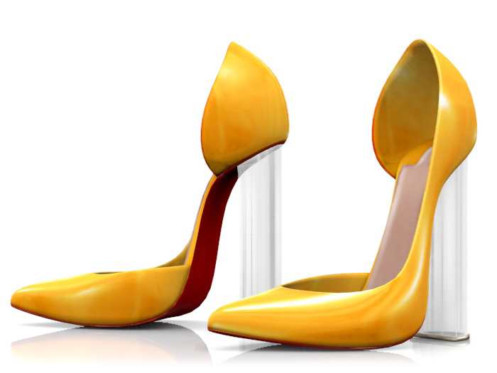 Garbaggio // Nelly Pumps - Yellow