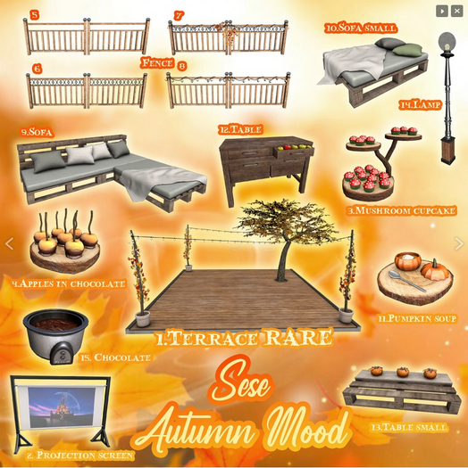 1. Sese - Autumn Mood - Terrace RARE
