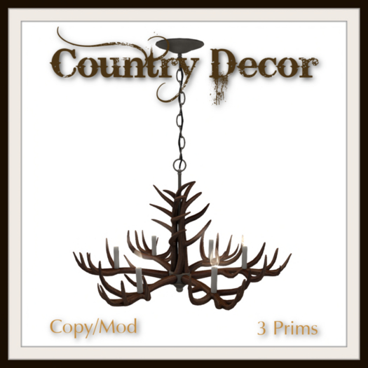 = Country Decor = Country Chandelier