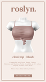 roslyn. eleni top. blush [unpack]