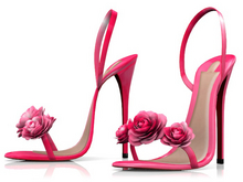 Garbaggio // Rosalie Sandals - Fuchsia