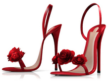 Garbaggio // Rosalie Sandals - Red