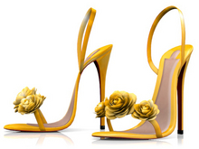 Garbaggio // Rosalie Sandals - Yellow