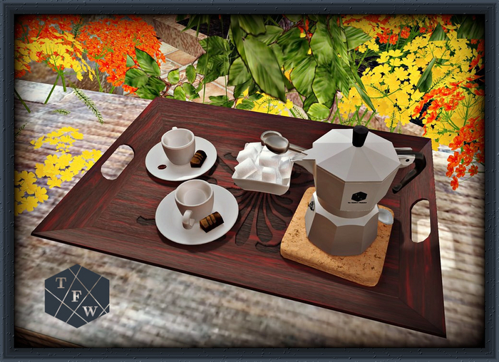 [TFW] Mesh Traditional Italian Espresso Tray