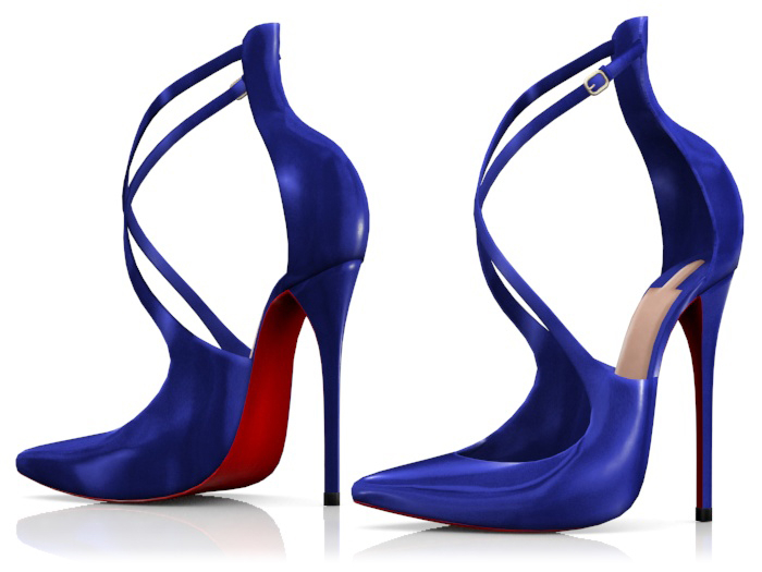 Garbaggio // Sahara Pumps - Blue