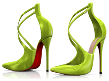 Garbaggio // Sahara Pumps - Lime