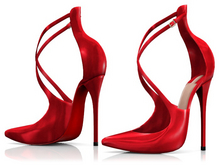 Garbaggio // Sahara Pumps - Red