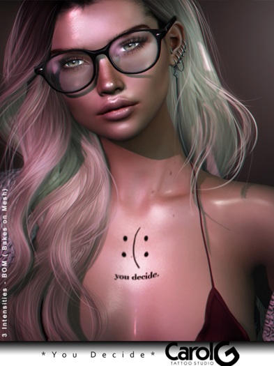 [CAROL G] You Decide Chest TaTToo